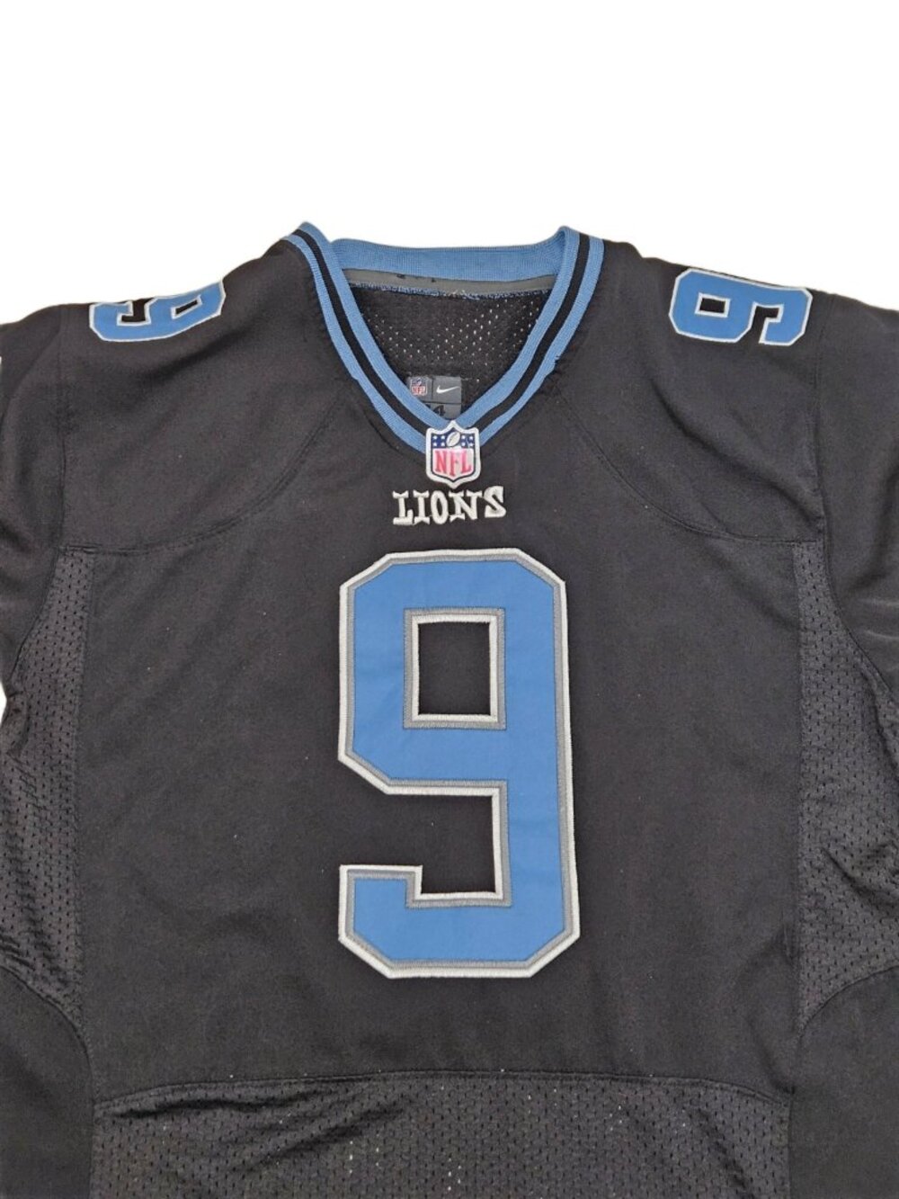 Matthew Stafford Lions #9 Nike NFL Jersey Size 44 Black - Picture 3 of 6